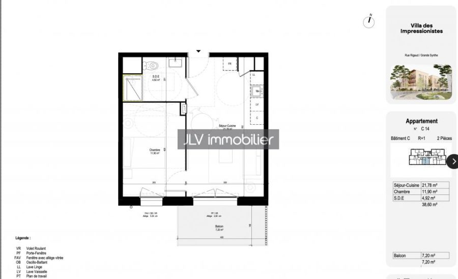 Appartement à vendre à Grande-Synthe, 38 m² — photo 3