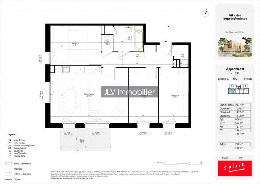 Appartement à vendre à Grande-Synthe, 79 m² — photo 3